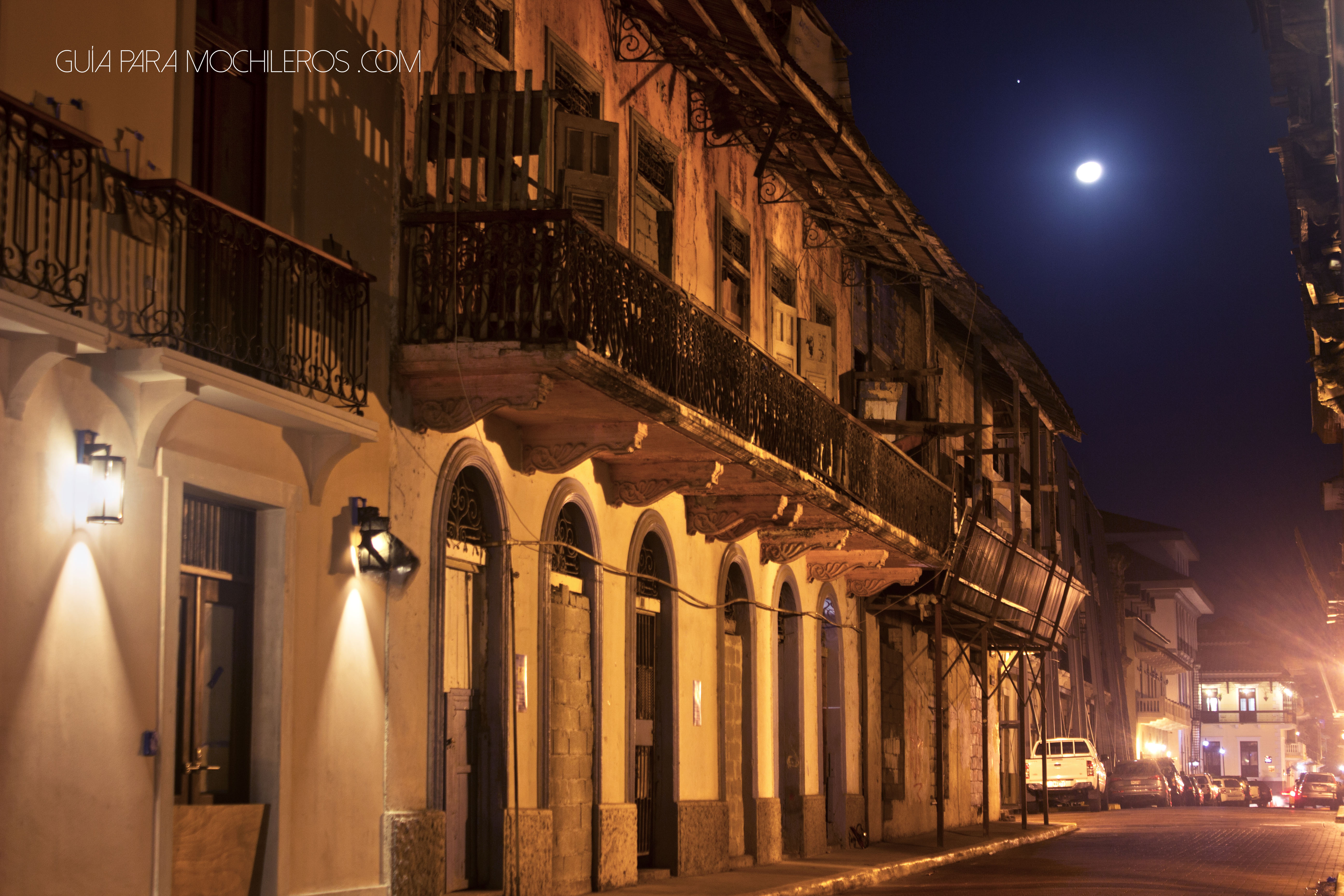 Casco antiguo Panamá noche