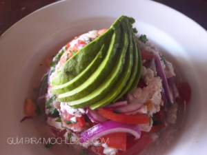 Ceviche de pescado mexicano