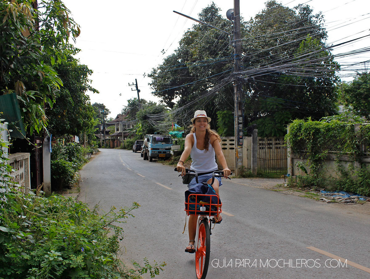 Bicicleta en Chiang Mai